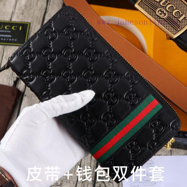 Gucci. Gucci two-piece setWooden box, belt+wallet, two-piece setGrade: Italian imported 100% vdx4xlp5 - Image 7