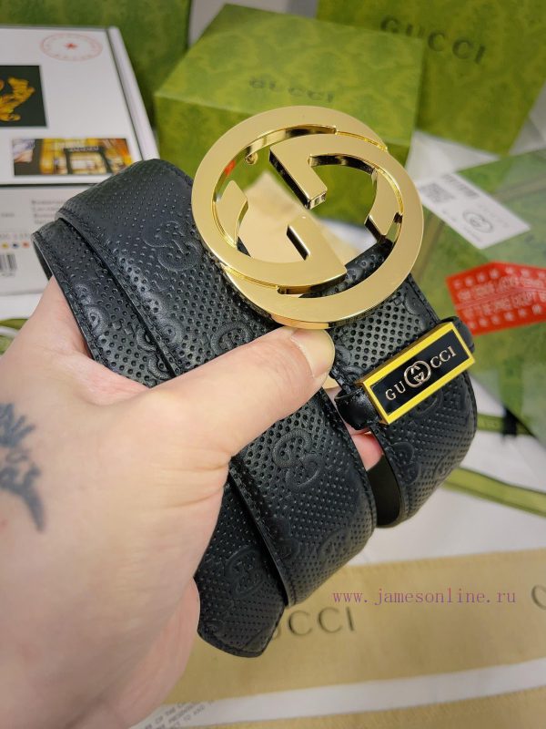 Belt Gucci Gucci️Belt made of 100% head layer cowhide, guaranteed genuine leather, 24k pure oofjdeps
