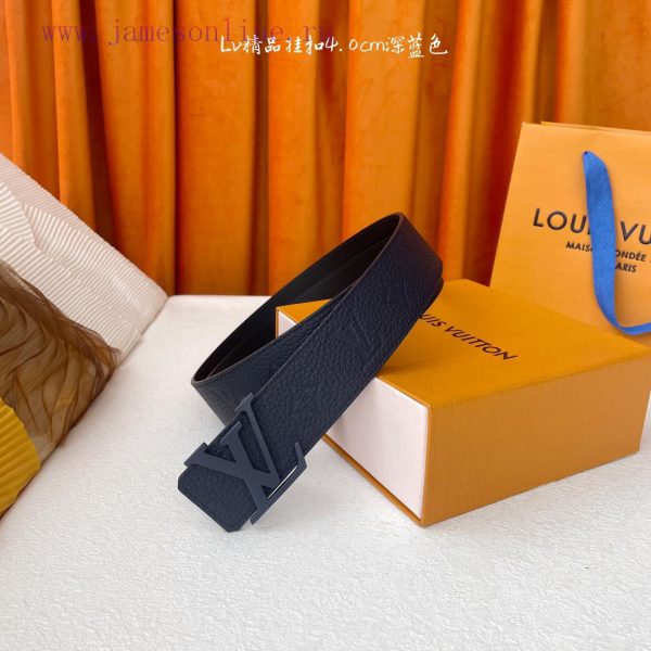 -LV Louis VuittonNew seasonal itemsWidth 40MMOriginal cowhide relief embossing sets off plai nhi4bbar
