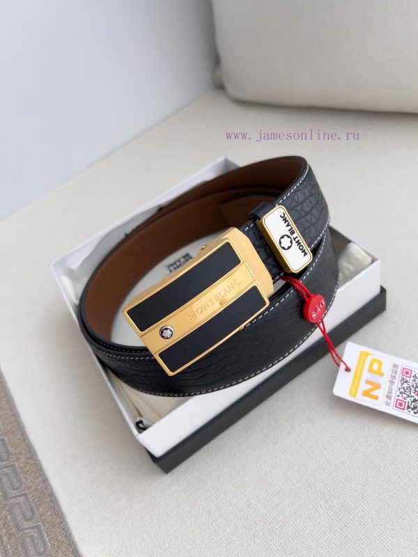 Montblanc Montblanc Belt Automatic BeltAutomatic belt, original new pure steel material auto kx7qkg8g