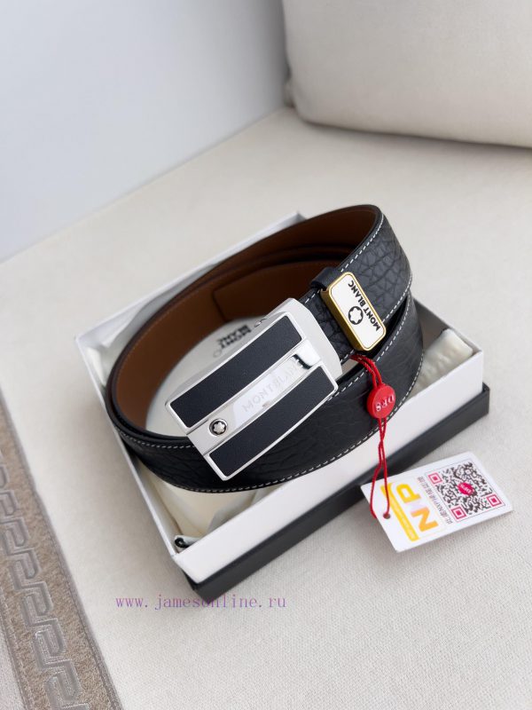 Montblanc Montblanc Belt Automatic BeltAutomatic belt, original new pure steel material auto uoao4s1s