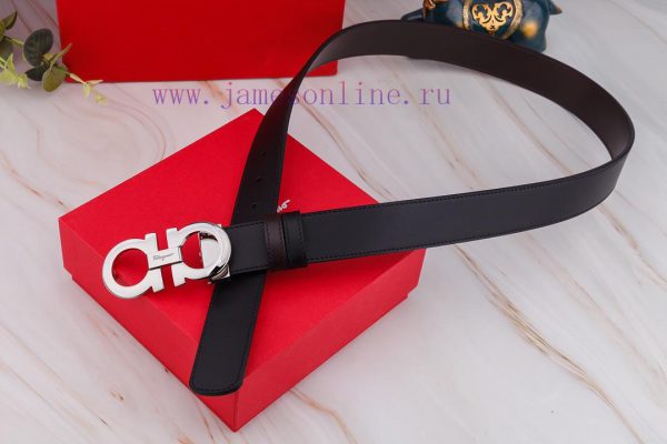 This double-sided two tone leather belt from Ferragamo is made of soft cowhide material, han nq8rrexp - Image 7