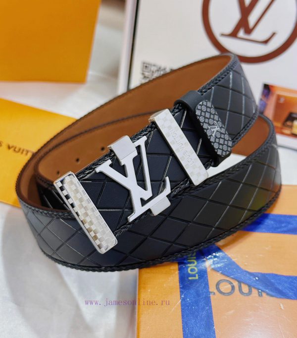 Belt LV Louis Vuitton's top tier replicaThe waistband is made of 100% cowhide, ensuring genu pla2s6h0