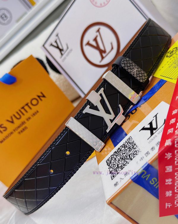 Belt LV Louis Vuitton's top tier replicaThe waistband is made of 100% cowhide, ensuring genu pla2s6h0 - Image 7