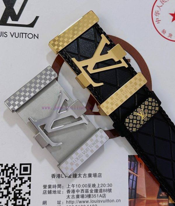 Belt LV Louis Vuitton's top tier replicaThe waistband is made of 100% cowhide, ensuring genu az0xluca