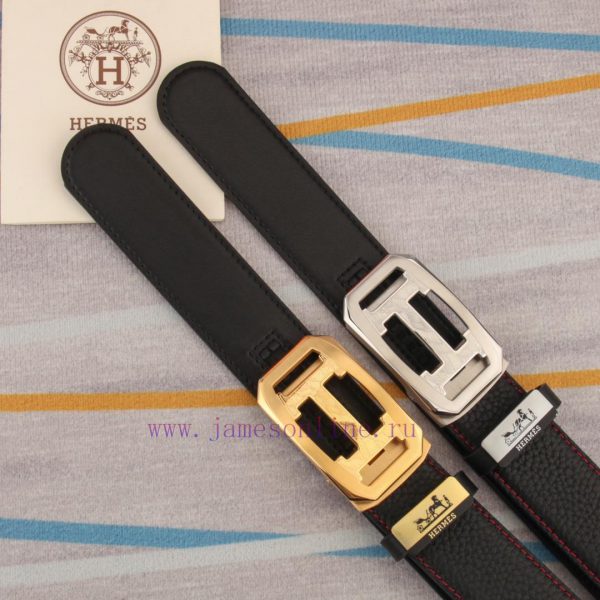 Belt and belt, automatic leather belt from Herm è sMen's belt material: 100% head layer cowh 9wsxdg73
