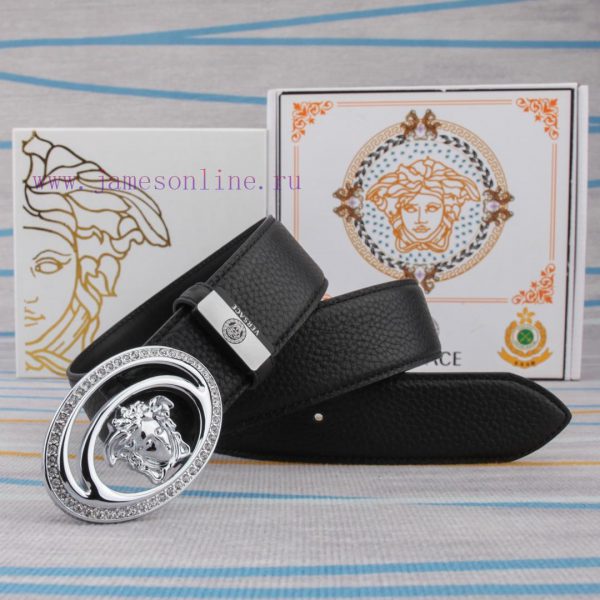 Belt belt Versace cowhide beltMen's belt material: 100% head layer cowhide belt, guaranteed jwnpvwrb