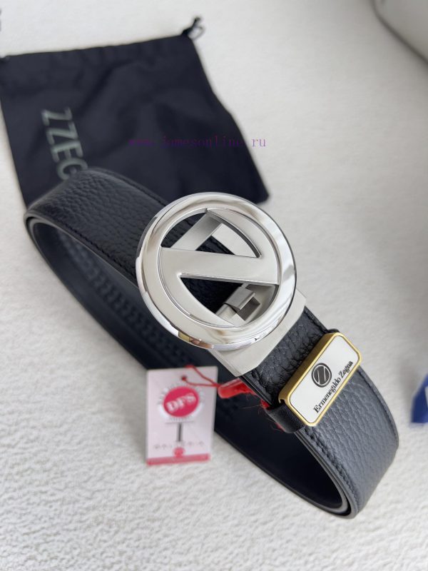 Jenny Ermenegido Zelma. Belt Automatic BeltPure steel material automatic buckle, top layer c kmzxe1hw - Image 4