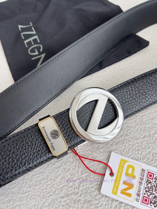 Jenny Ermenegido Zelma. Belt Automatic BeltPure steel material automatic buckle, top layer c kmzxe1hw - Image 5
