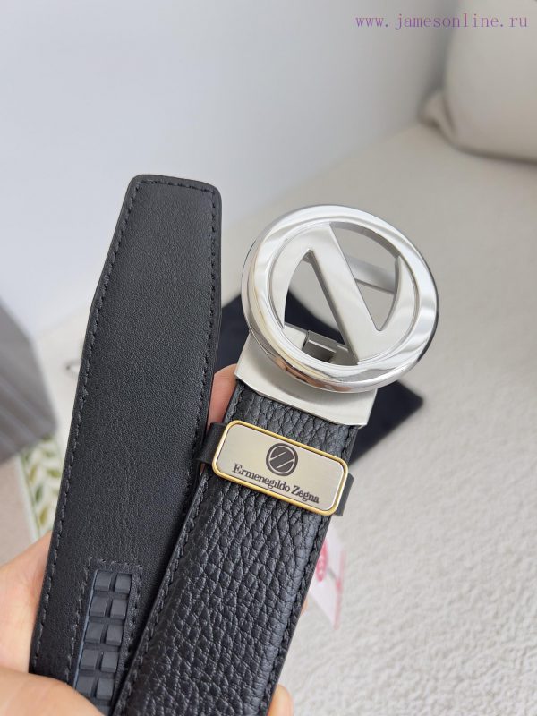 Jenny Ermenegido Zelma. Belt Automatic BeltPure steel material automatic buckle, top layer c kmzxe1hw - Image 7