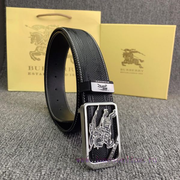 BurberryMaterial: Leather Belt with 100% Head Layer. The leather belt is guaranteed to be ge diudelr8