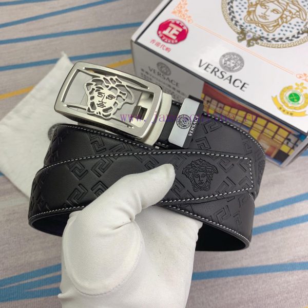 Versace automatic beltMaterial: Leather Belt with 100% Head Layer. The leather belt is guara 68te02zc - Image 6