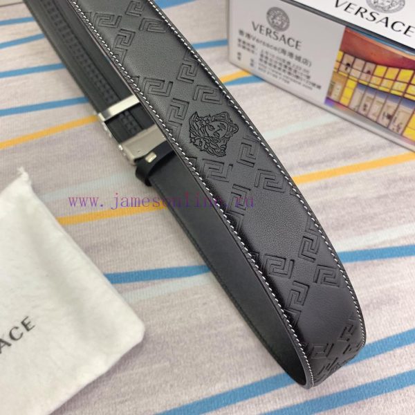 Versace automatic beltMaterial: Leather Belt with 100% Head Layer. The leather belt is guara 68te02zc - Image 9