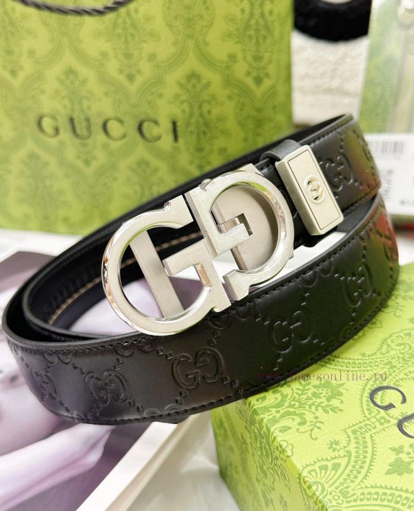 Belt Gucci Gucci automatic buckle-Belt replica Gucci The automatic belt series is made of 10 zp29jdpo