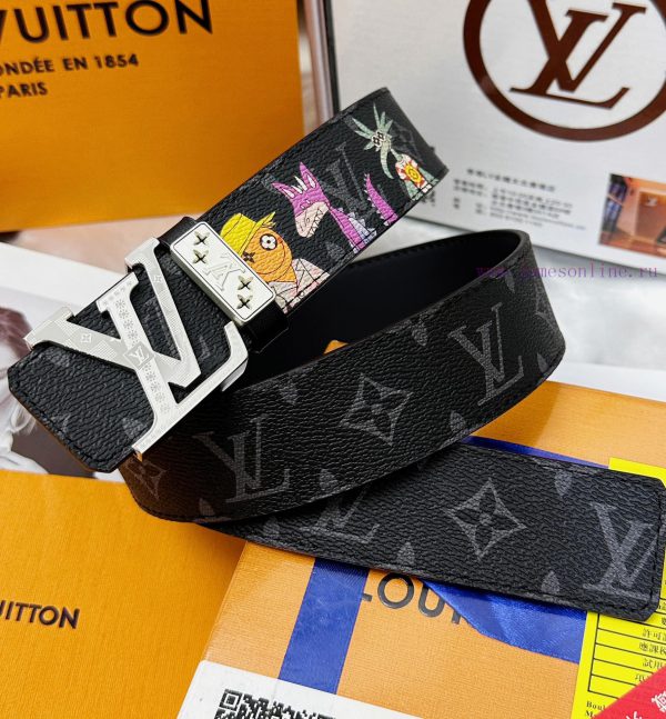 Belt LV Louis Vuitton Top Remakes-The waistband is made of 100% imported top layer cowhide, sbrhe3tv - Image 5