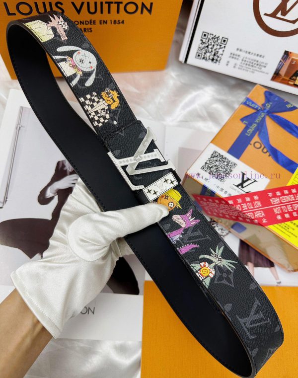 Belt LV Louis Vuitton Top Remakes-The waistband is made of 100% imported top layer cowhide, sbrhe3tv - Image 9