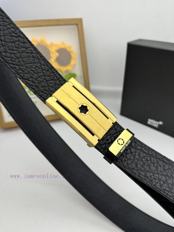 MontblancMaterial: Leather Belt with 100% Head Layer. The leather belt is guaranteed to be g fsomjo4p - Image 8