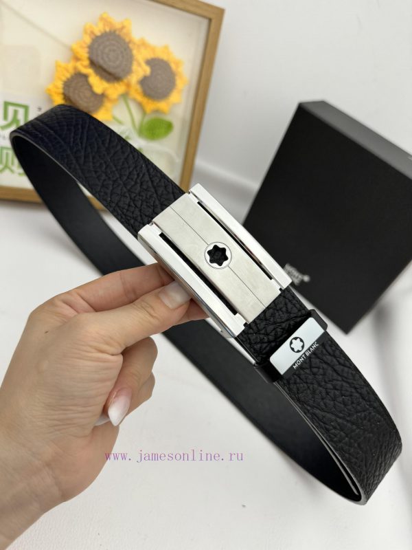 MontblancMaterial: Leather Belt with 100% Head Layer. The leather belt is guaranteed to be g xrybdrs2 - Image 6