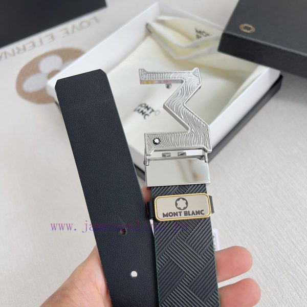 Montblanc Montblanc ️ Belt and beltBuckle, new original classic boutique two-color buckle, p onwbdwa0 - Image 7