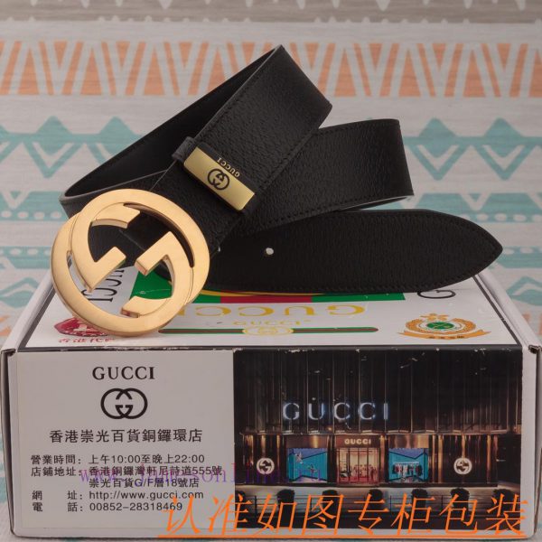 Belt and belt Gucci leather beltMen's belt material: 100% head layer cowhide belt, guarantee 9obsjotl