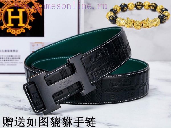 Belt Hermes Her...mes️The waistband is made of 100% cowhide, ensuring genuine leather. The 2 bve4myih