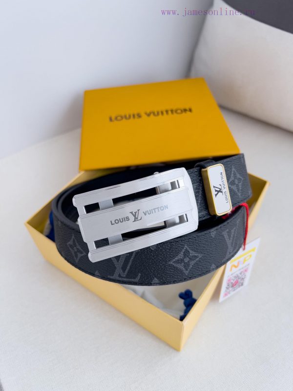 LV... Louis Vuitton Belt ️ Automatic BeltAutomatic buckle, made of pure steel material, with 91kn6cx4