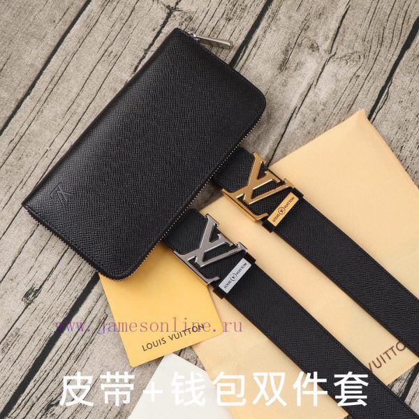 LV. Yiluweideng two-piece setWooden box, belt+wallet, two-piece setGrade: Imported 100% top oix78zba - Image 10