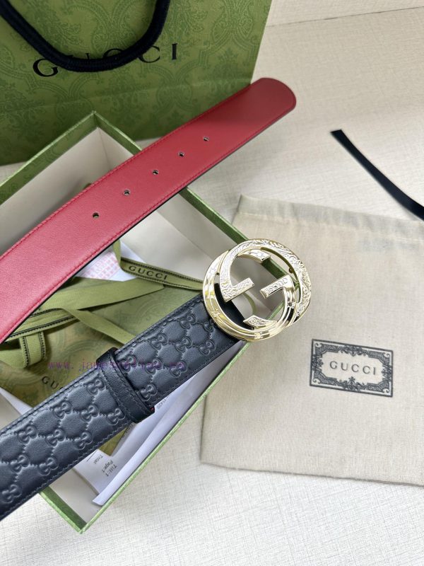 Width 4.0cm Gucci interlocking double G steel buckle, derived from modern style collection d rp48577g - Image 7