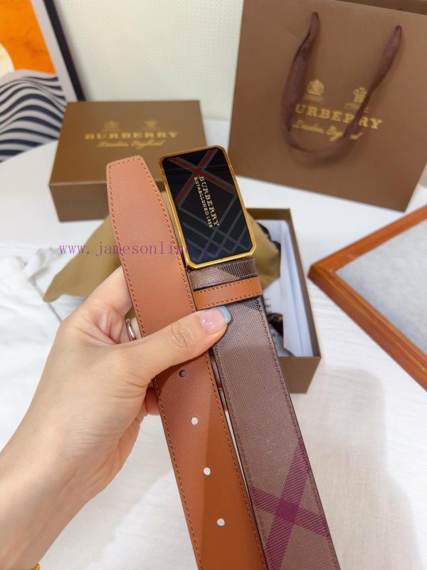 The new Burberry belt is synchronized with the new Italian made belt, made of selected smoot qstttp6n