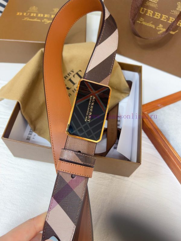 The new Burberry belt is synchronized with the new Italian made belt, made of selected smoot qstttp6n - Image 9