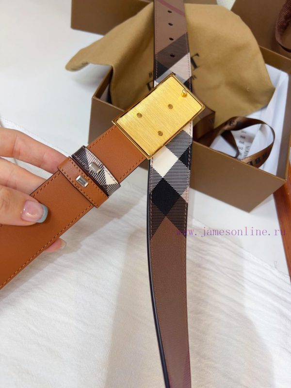 The new Burberry belt is synchronized with the new Italian made belt, made of selected smoot yyog0dp2 - Image 3