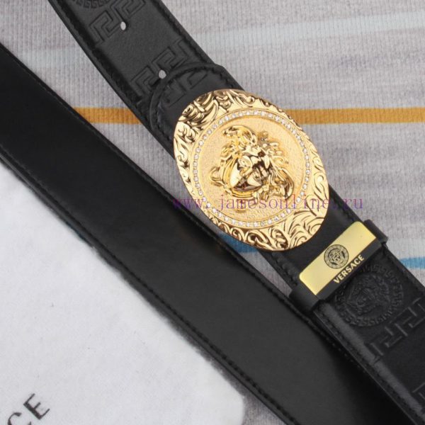 Belt belt Versace cowhide beltMen's belt material: 100% head layer cowhide belt, guaranteed adeu3b5g - Image 5