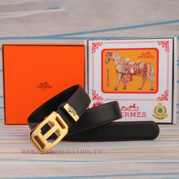 Belt and belt, automatic leather belt from Herm è sMen's belt material: 100% head layer cowh mkp63s6q