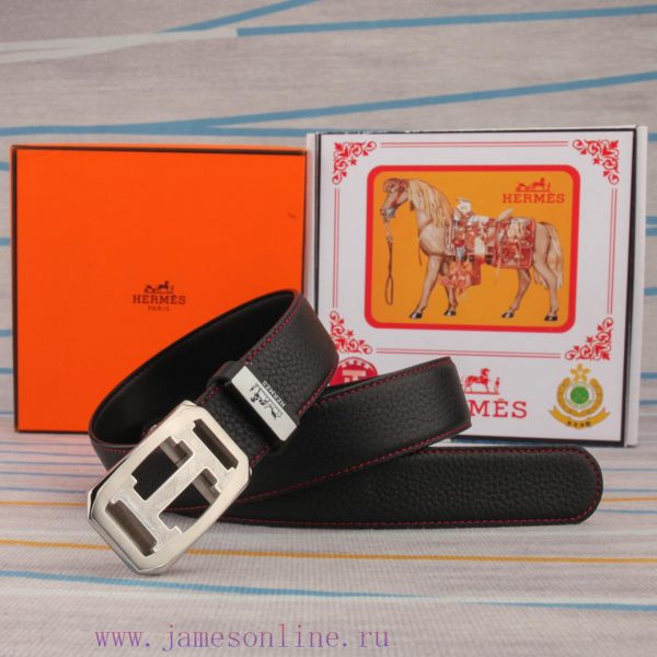 Belt and belt, automatic leather belt from Herm è sMen's belt material: 100% head layer cowh 8r0bqtjz