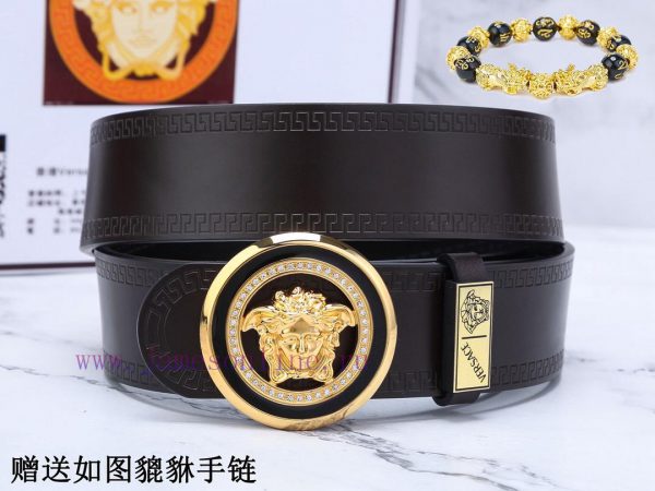 Belt Versace Ver…The waist belt is made of 100% cowhide, ensuring that the genuine leather i 8wr3rfki
