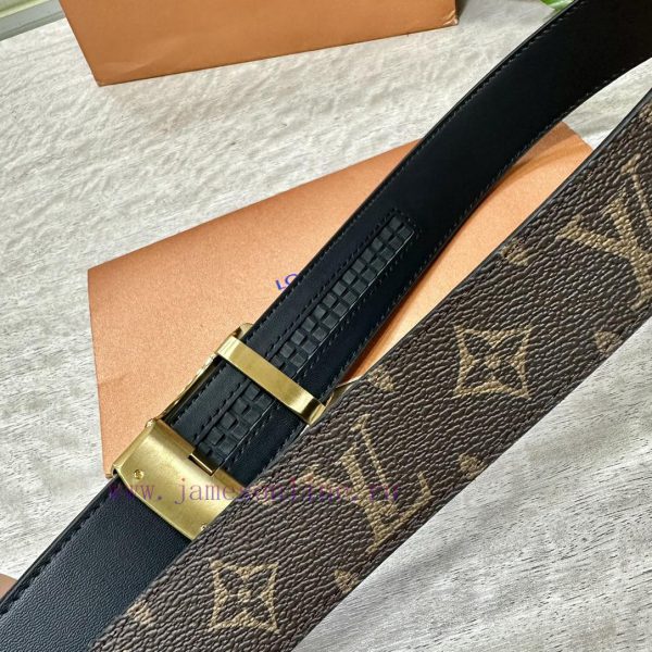 [Automatic belt buckle] LV width 3.5mm double-sided imported top layer cowhide production wi j7ucvul8 - Image 6