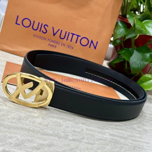 [Automatic belt buckle] LV width 3.5mm double-sided imported top layer cowhide production wi 1l96d8o6