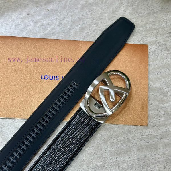 [Automatic belt buckle] LV width 3.5mm double-sided imported top layer cowhide production wi iwcccc0f - Image 6
