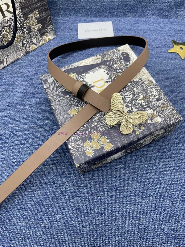 Dior 550 2.0cmThis 30 Montaigne Avenue belt is inspired by a handbag of the same name and is hs311wle - Image 5