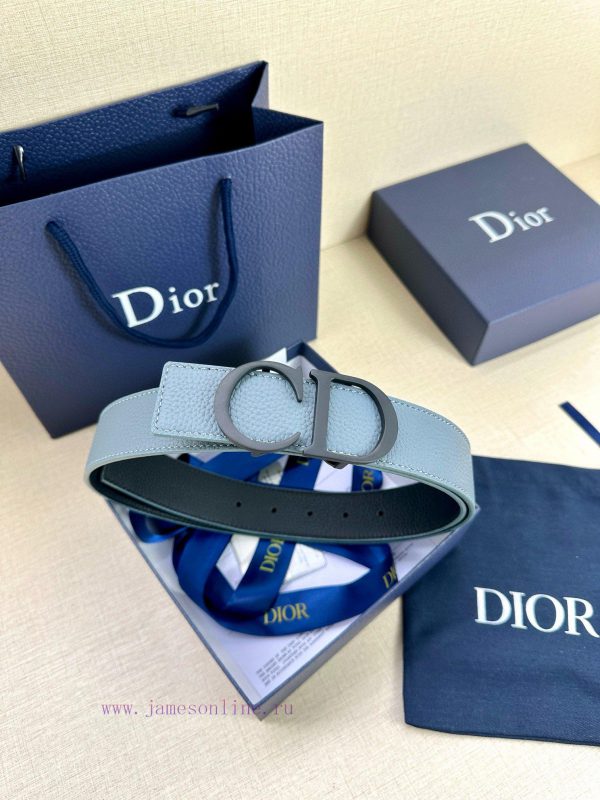 Dior's double-sided belt combines elegant temperament with modern style. Both sides are care kr155zmz - Image 6
