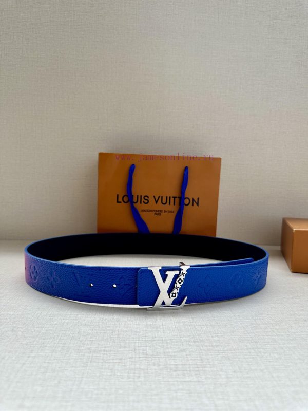 4.0-wide luxury modern Taurillon leather, adorned with elegant and stylish LV initials soft jbn4skyb