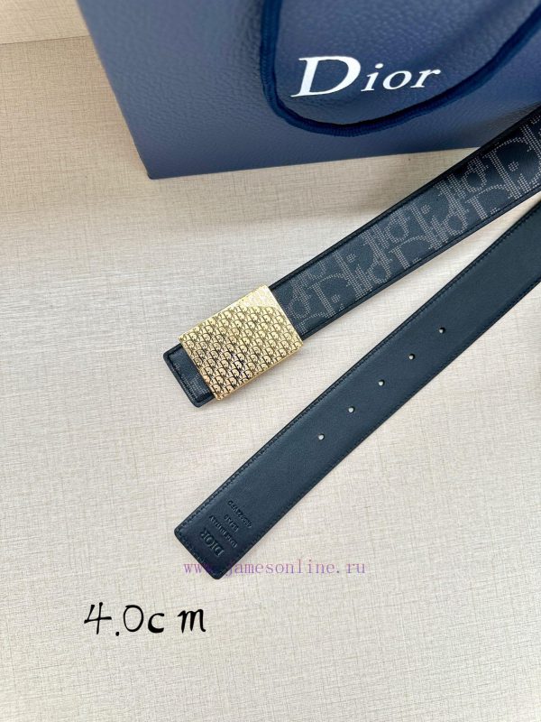 This 40mm double-sided belt with a width of 4.0cm combines elegant temperament with modern s rom9nej4 - Image 6