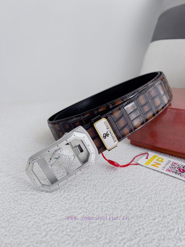 Stephen Ni Zhi Stefano Ricci Belt ️ Automatic BeltAutomatic buckle, made of pure steel mater 3x4kk7ik