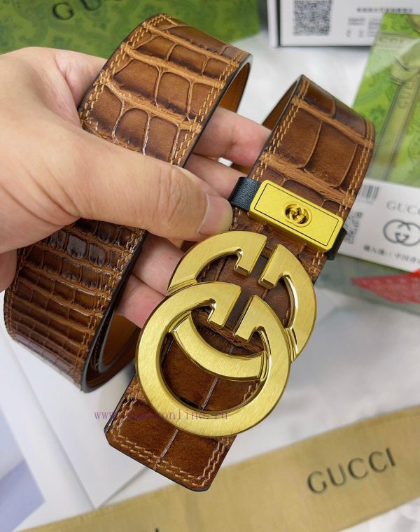 Belt Gucci Gucci's top tier replicaGucci belt 100% top layer cowhide, ensuring genuine leath 2lw1j22u - Image 5