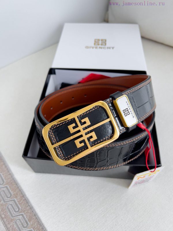 Givenchy GIVENCHY Belt ️ BeltBuckle, smooth buckle made of pure steel material, leather belt df6tlkln