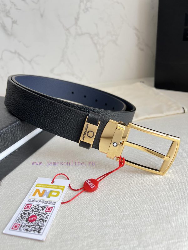 Montblanc Montblanc ️ Belt and beltNeedle buckle, new original classic boutique needle buckl n4qipm4f