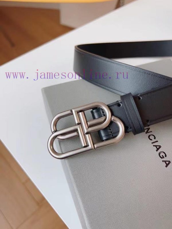 Balenciaga women's belt with double-sided imported calf leather and vintage copper buckle - 9mdw8rz1 - Image 3
