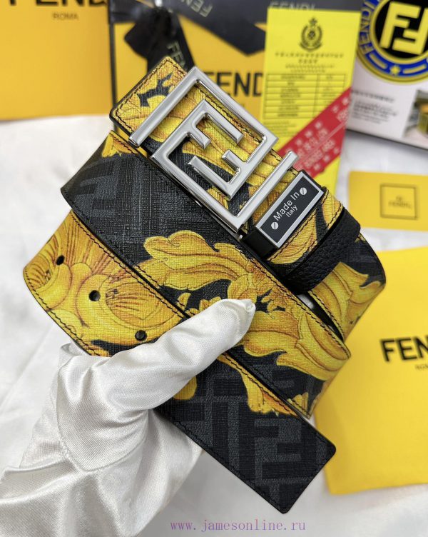 Belt FENDI Fendi ReproductionThe waistband is made of 100% cowhide, ensuring a double-layer vj9lnq8l