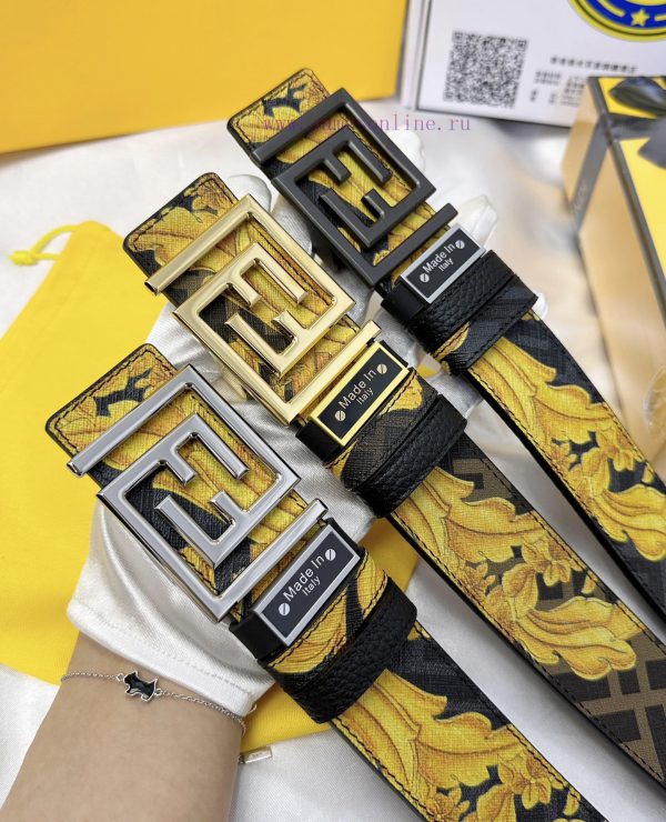 Belt FENDI Fendi ReproductionThe waistband is made of 100% cowhide, ensuring a double-layer u8ucy39i - Image 8
