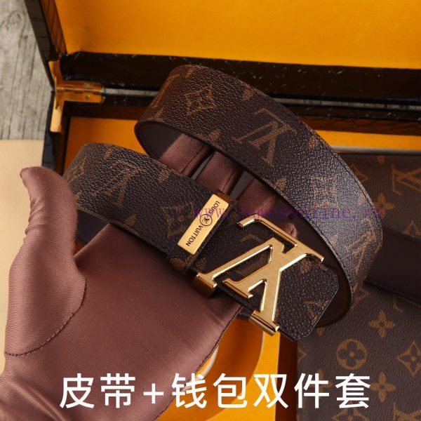 LV. Yiluweideng two-piece setWooden box, belt+wallet, two-piece setGrade: Italian imported 1 x7eo4tyv - Image 5